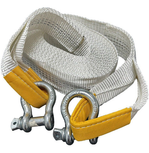 Bralt XXL 9m 10t Tow Rope with 2 Shackles for 4x4 Rescue and Recovery 2