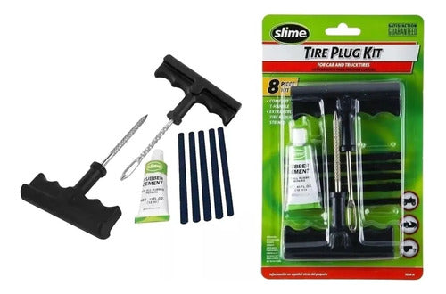 Slime Tire Repair Kit with Reamer and Needle for Motorcycles 1