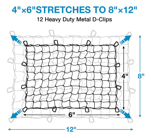 Red De Carga Para Caja De Camioneta De 4 X 6 Pies, Se Estira 1