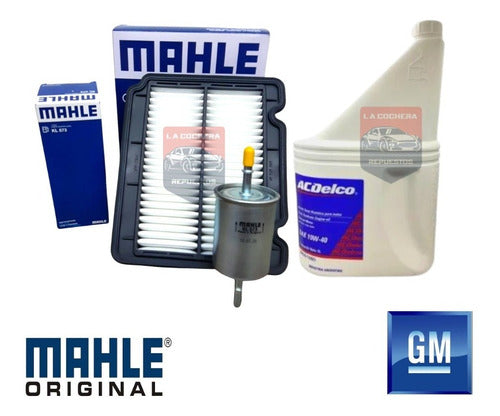 GM Kit Filtros Chevrolet Aveo + Aceite Acdelco 10w40 4lts 1