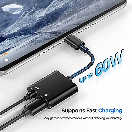 Adaptador De Cargador Y Auriculares Usb C A 3,5 Mm 3