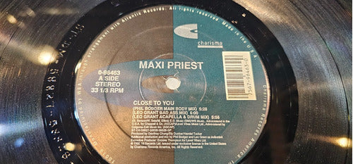 Maxi Priest Close To You Vinilo Maxi Usa 1990 Muy Buen Estad 1