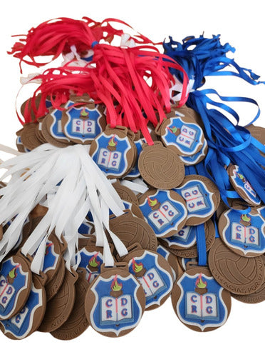 Bs. Impresiones3D Customized Sports Medals Trophy Souvenir Pack of 5 0