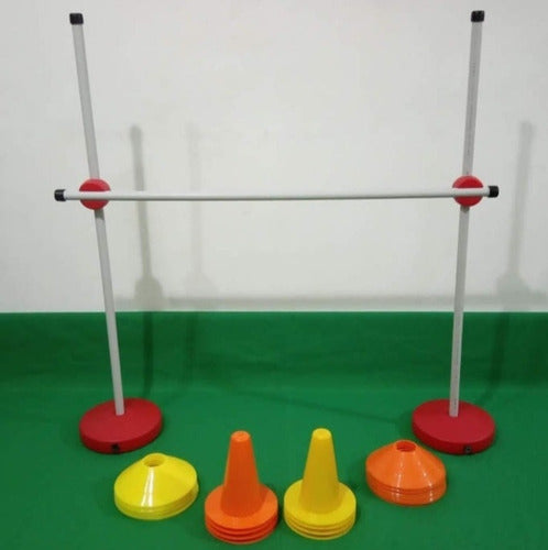 Jump Hurdle with Ladder and Cones 0