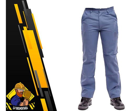 Classic Ombu Blue Steel Work Pants Size 40 0
