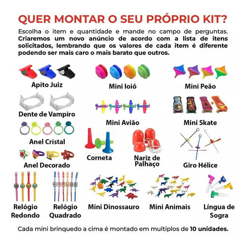 Kit Pascoa Doação Mini Brinquedo Lembrancinha De Aniversário 2