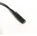 Generic Plug 3.5mm Black 20cm 3