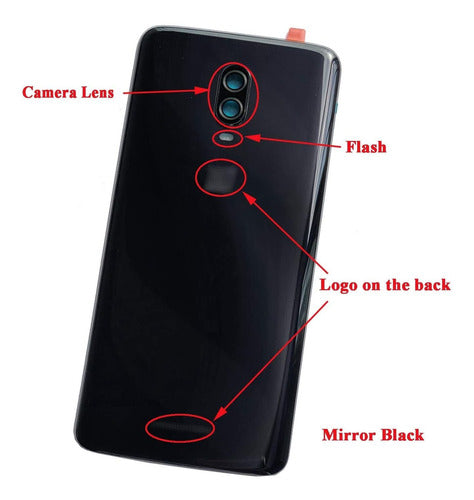 Repuesto Parte Trasera Oneplus 6t Mirror Black 1