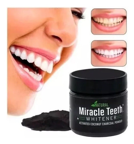 Miracle Teeth Whitener Coco Charcoal Dental Bleaching Paste 0