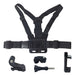 Colete Elástico De Câmera Mount Harness Para Go Pro Hero 9 8 7