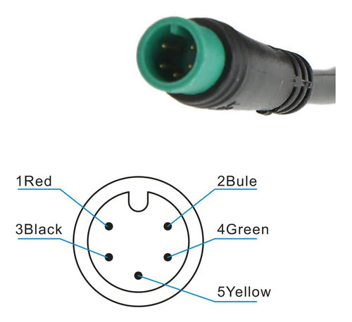 Pantalla Lcd Para Bicicletas Eléctricas, 318/222 Cm, 24-60v 2