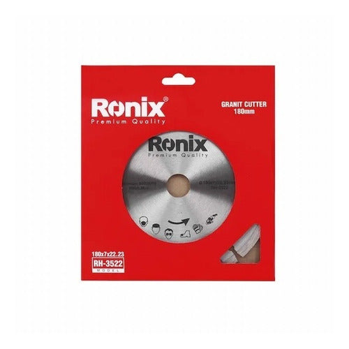 Ronix Diamond Segmented Cutting Blade 180mm for Marble & Granite 1