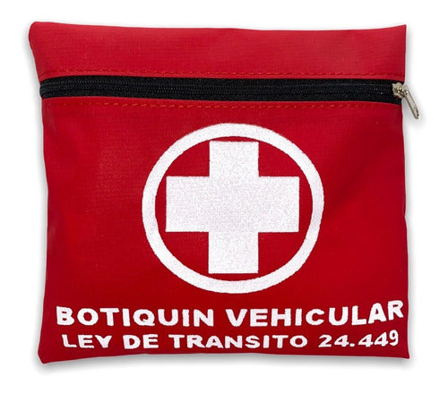 Vehicle Emergency Kit + 1kg Georgia Fire Extinguisher Auto Safety VTV 12