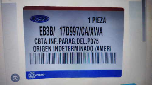 Cubierta Moldura Inferior Paragolpe Delantero Ranger 12/23 6