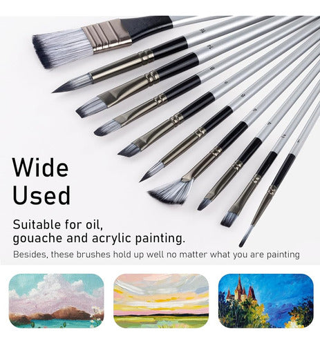 Falling In Art 28-Piece Painting Brush Set 2