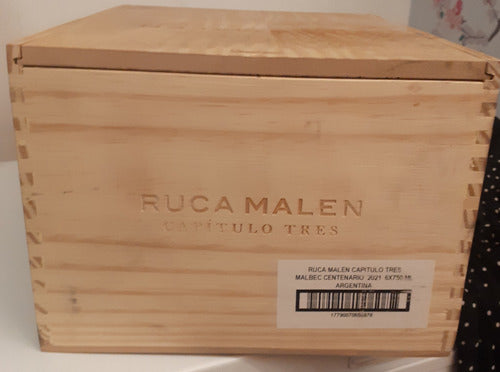 Caja De Vino Vacia Ruca Malen ,6 Botellas.oferta 2