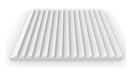 Acoustic Absorbent Panel Saw Fireproof Premium White 3cm 1