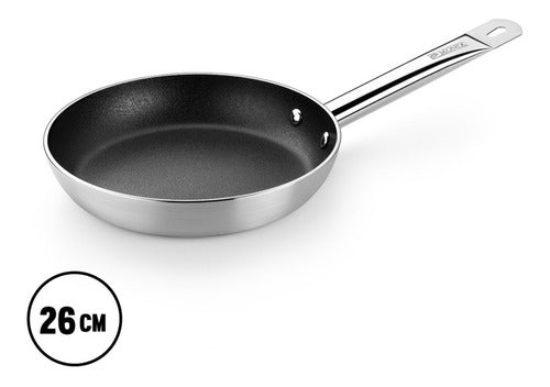 Monix 26 cm Non-Stick Aluminum and Stainless Steel Induction Pan 1