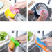 Art Home Round Silicone Kitchen Sponge - Clean Washbasin Design 2