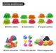 Genérica Combo Gorros Fluo 25 Personas Solo Gorros Sombrero Galera 1