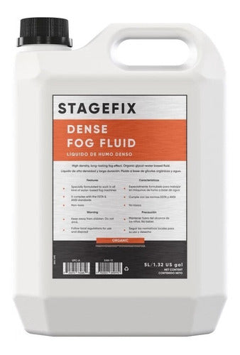 Pack of 4 High-Density Smoke Liquid 5L Stagefix HAD5 1