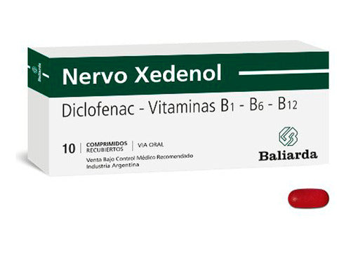 Nervo Xedenol® X 10 Comprimidos 0