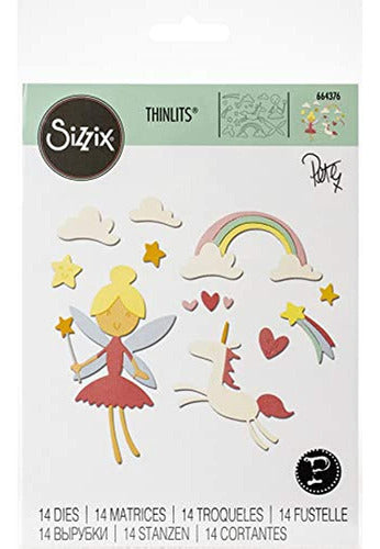 Sizzix Thinlits Die Set 14 Pack Fantasy De Pete Hughes, Mult 0