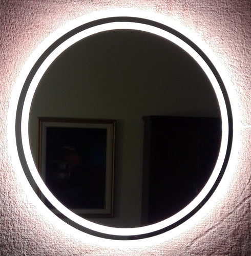 Klen Led Light Mirror 70 Cm Double Frosted Edge Bathroom Decor 1