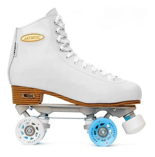 Artistic Professional Platinum Leather Skate El Rey 0