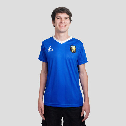 Argentina 86 T-Shirt Replica - Classic Male Design - Blue and White Colors - UV Protection - Antibacterial - Quick Dry - Comfortable 2