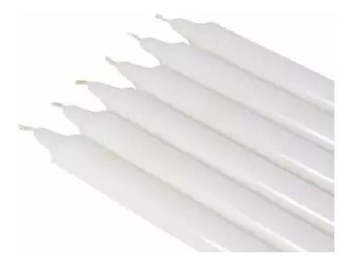 Linio 25 White Candles No.4 High Quality and Durability 1