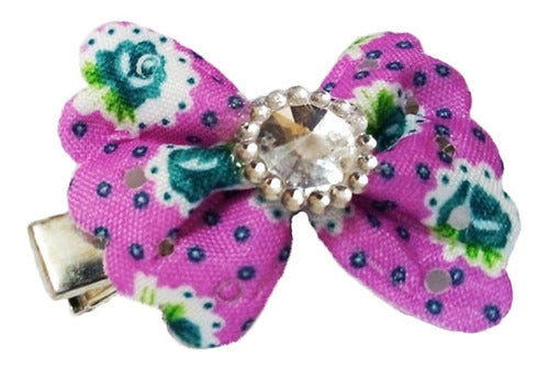 Mercadoflash Set of 2 Pet Bow Tie Clips in Various Colors 0