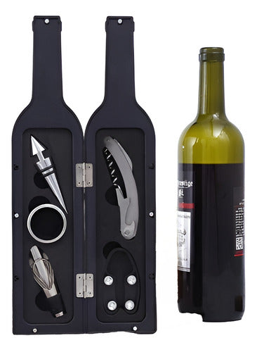 Neutroni Wine Accessory Set 5 Piece Bottle Case Gift 0