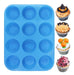 Tutu's Cakes Silicone Muffin Cupcake Mold 12 Cavities 0