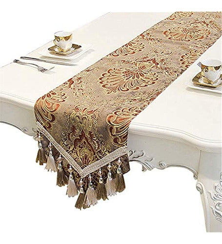 Bettery Home Pañuelo De Mesa Moderno De Lujo Jacquard Tocad 0