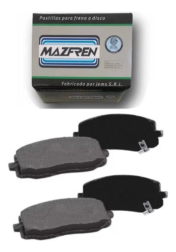 Brake Pads Compatible with Kia Picanto 1.2 2012/2019 0