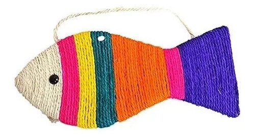 Per-Ros Sisal Fish Cat Scratcher to Hang 0