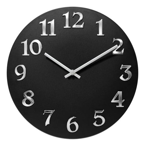 Infinity Instruments Vogue, Modern Wall Clock with Open Dial 0