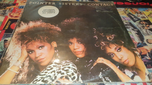 Pointer Sisters Contact Lp Vinilo Muy Buen Estado Promo 1986 0