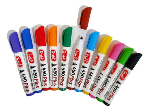 Trabi 450 Rechargeable Whiteboard Marker - Pack of 11 0