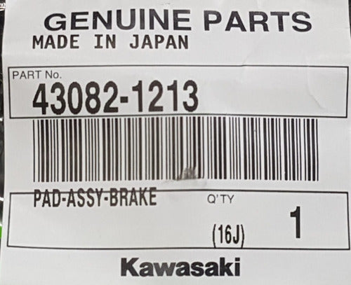 Pastillas De Freno Traseras Kawasaki Versys 650 Original 1