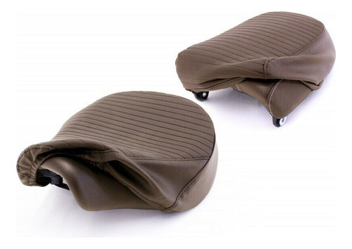 Covertor De Asiento Dual Marron Royal Enfield 0