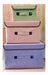 Home Basics Organizer Storage Box in Linen Fabric 45x30 33