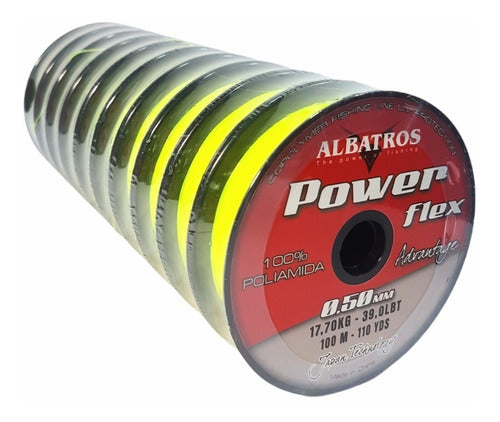 Albatros Power Flex Nylon Line 0.50mm 17.70kg 100m Fishing 0