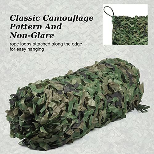 Yeacool Red De Camuflaje Para Camping 0.33x0.24 M (Hojas Bosque) 1