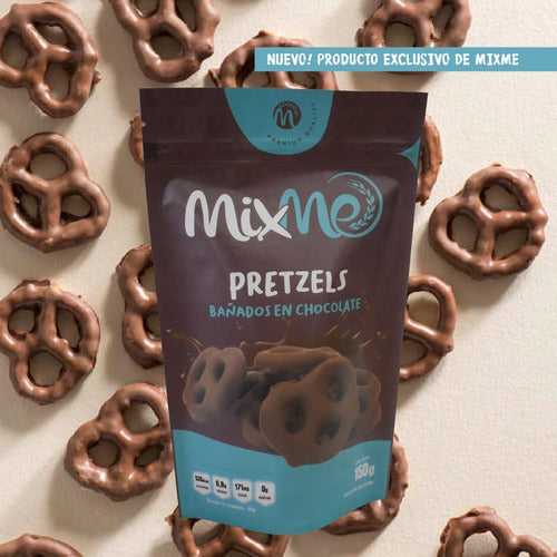 Mixme Chocolate-Covered Pretzels 150g Doy Pack Premium 2