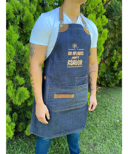 Jean Kitchen Apron Unisex for Grilling and Cooking 10