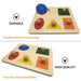 Montessori Multi Shape Wooden Puzzle Toy Baby Toddler First 1