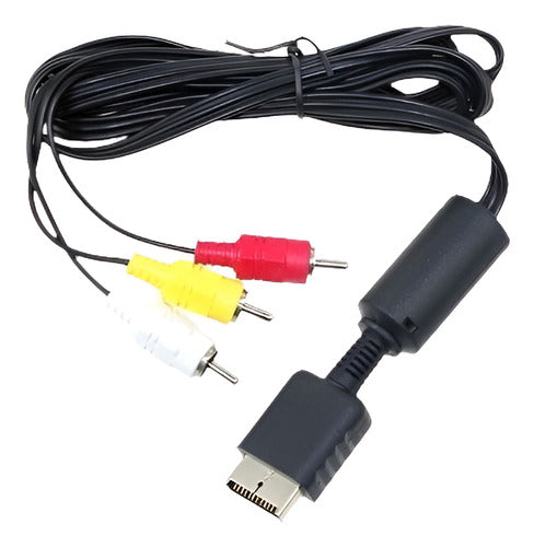 6ft Audio Video Av Tv Cable Cable Rca Para El Sistema Playst 0