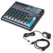 Pyle 8 Ch. Studio Dj Mixer [audio Interface Mixing Sound 1